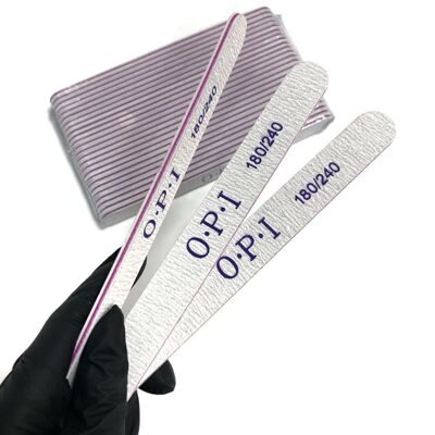 Пилка на вспененной основе OPI овальная 180/240 грит