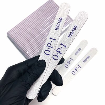 Пилка на вспененной основе OPI овальная 100/180 грит